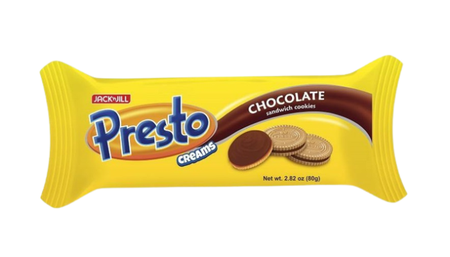 (Case) JNJ PRESTO CHOCO 80G