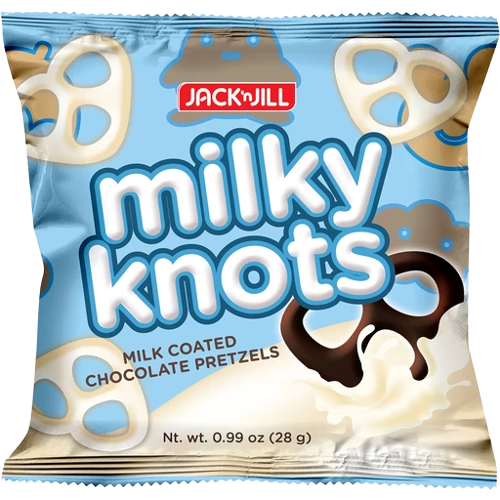 JACK N' JILL MILKY KNOTS 28G