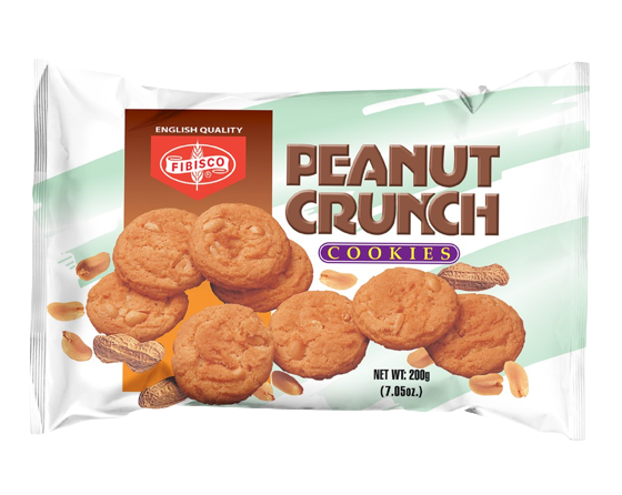 PEANUT CRUNCH COOKIES 200G.