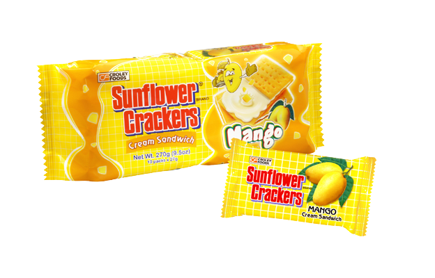 SUNFLOWER MANGO SANDWICH 270G 10'S