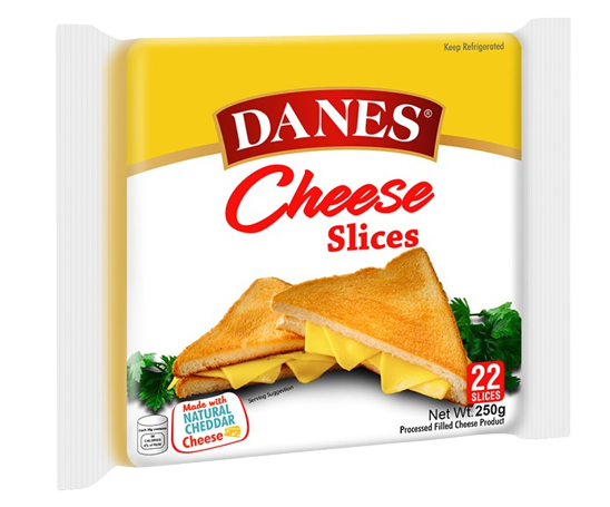(Case) DANES CHEESE SLICES 250GX22'S