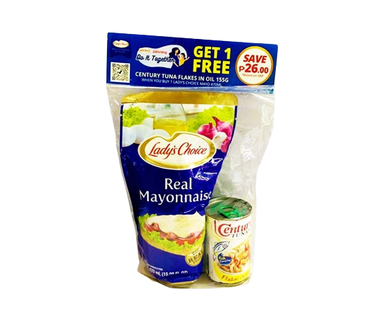 (Case) LC SNDWCH SPRD REAL MAYO 470ML+ CT 155G