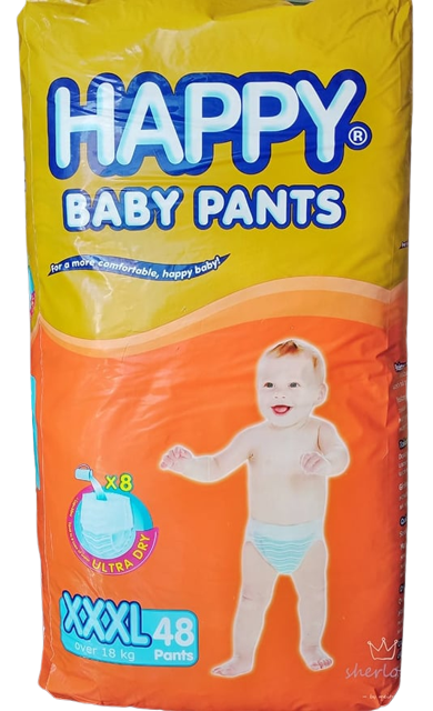 HAPPY PANTS XXXL 48'S