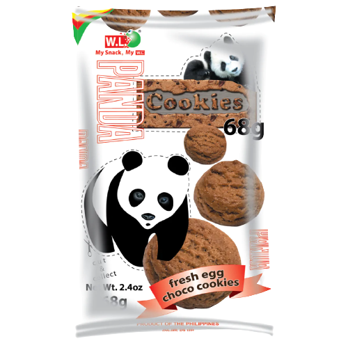 (Case) PANDA COOKIES 68G