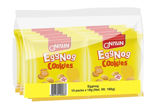 EGGNOG COOKIES 18G 10'S