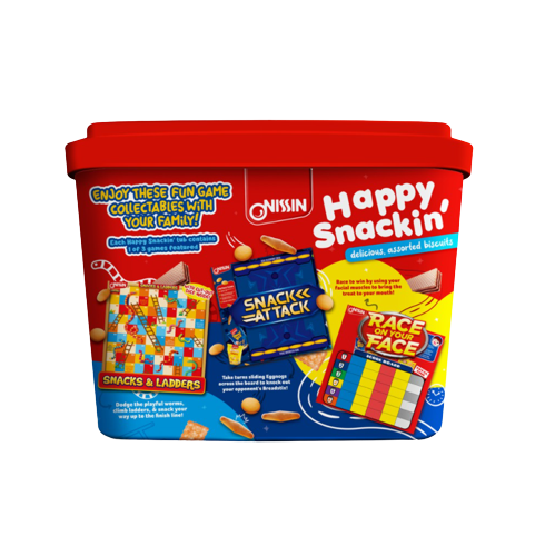 (Case) NISSIN HAPPY SNACK 700G.