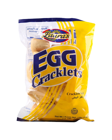 LAURAS EGG CRACKLETS 150G