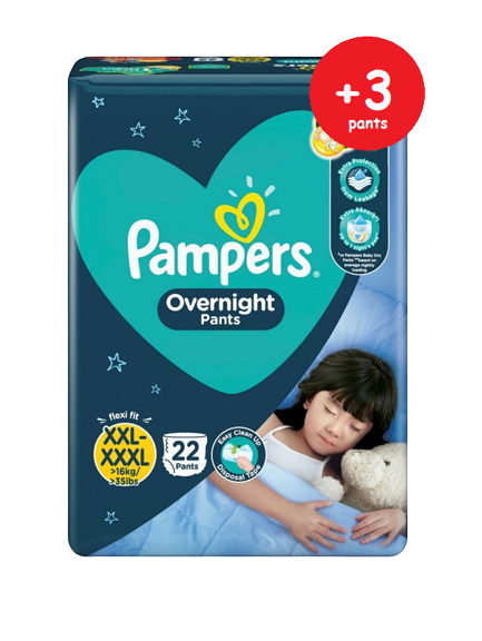 PAMPERS O.N PANTS XXL-XXXL 22+3