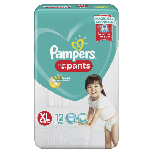 PAMPERS DRY XL 12'S