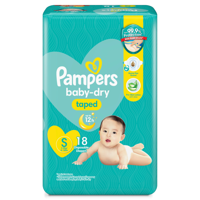 PAMPERS DRY S 18