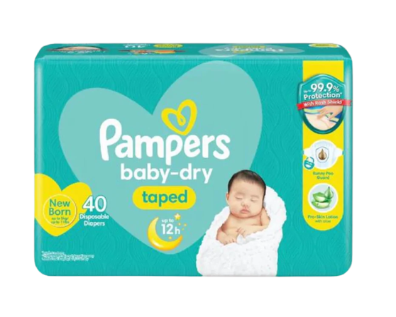 PAMPERS DRY NB 40+2