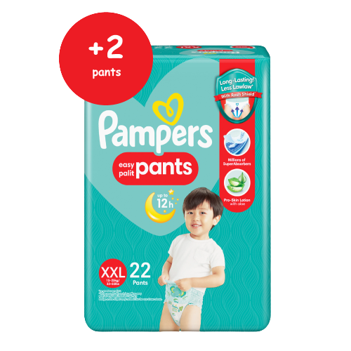 PAMPERS PANTS XXL 22+2