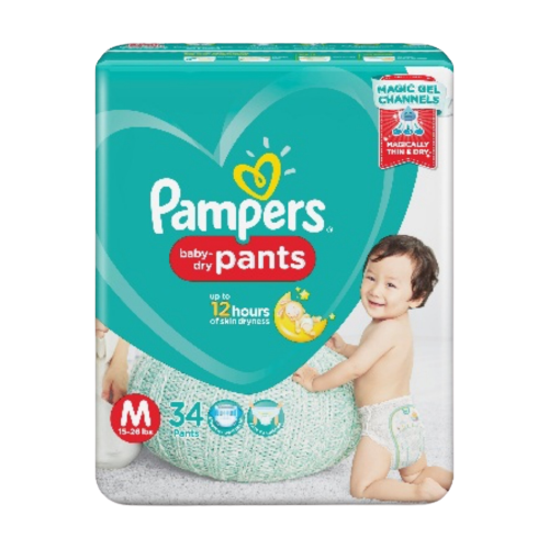 (Case) PAMPERS PANTS M34