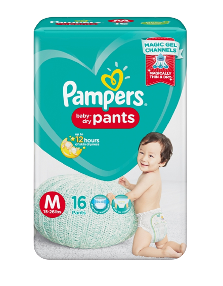 (Case) PAMPERS PANTS M 16