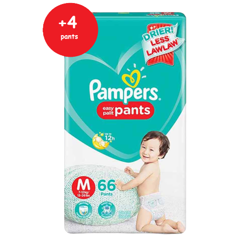 PAMPERS PANTS 66+4