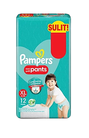 (Case) PAMPERS PANTS XL 12'S SULIT