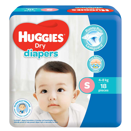 HUGGIES DRY S18'S