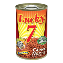 LUCKY 7 CORNED BEEF 150G LESS 2.00