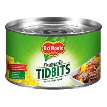 (Case) DEL MONTE PINEAPPLE TIDBITS 227G