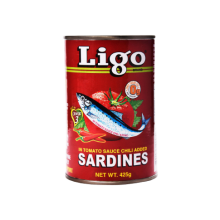 (Case) LIGO SARDINES RED 425G