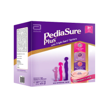 (Case) PEDIASURE PLUS STRAW 3+(3X400G)