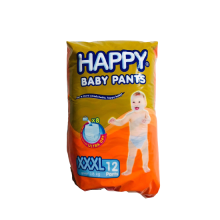 (Case) HAPPY BABY PANTS XXXL 12'S