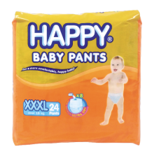 HAPPY BABY PANTS XXXL 24'S