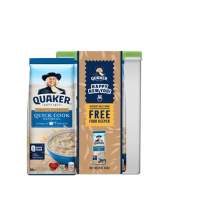 (Case) QUAKER QUICK COOK 800G FREE FOOD KEEPER