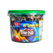 H&Y STAR CUP CHOCOLATE BISCUITS 100'S