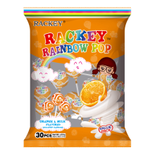 RACKEY RAINBOW LPOP ORANGE 30'S