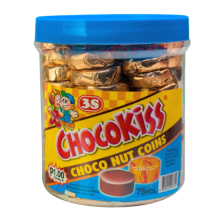 (Case) CHOCOKISS CHOCO COINS JAR 75'S