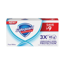 (Case) SAFEGUARD WHT 3X85G SAVE 9.00