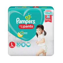 PAMPERS DRY L 30'S