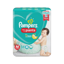 (Case) PAMPERS PANTS M34