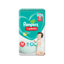 (Case) PAMPERS PANTS M 9'S