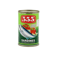 (Case) 555 SARDINES GRN 155G