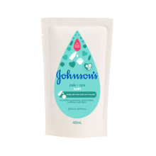 (Case) JOHNSON'S BABY BATH MILK+RICE REF 400ML