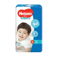 HUGGIES DRY DIAPERS LX46