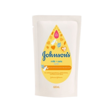 (Case) JOHNSON'S BABY MILK+OATS B.BATH REF. 600ML 79601998